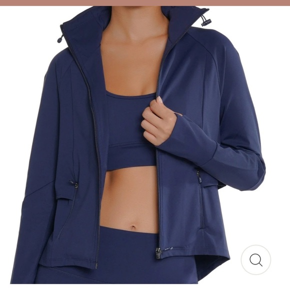 Huit 8 Paris BIEN-ETRE MODERN CUT zip-up athletic JACKET - Picture 10 of 11